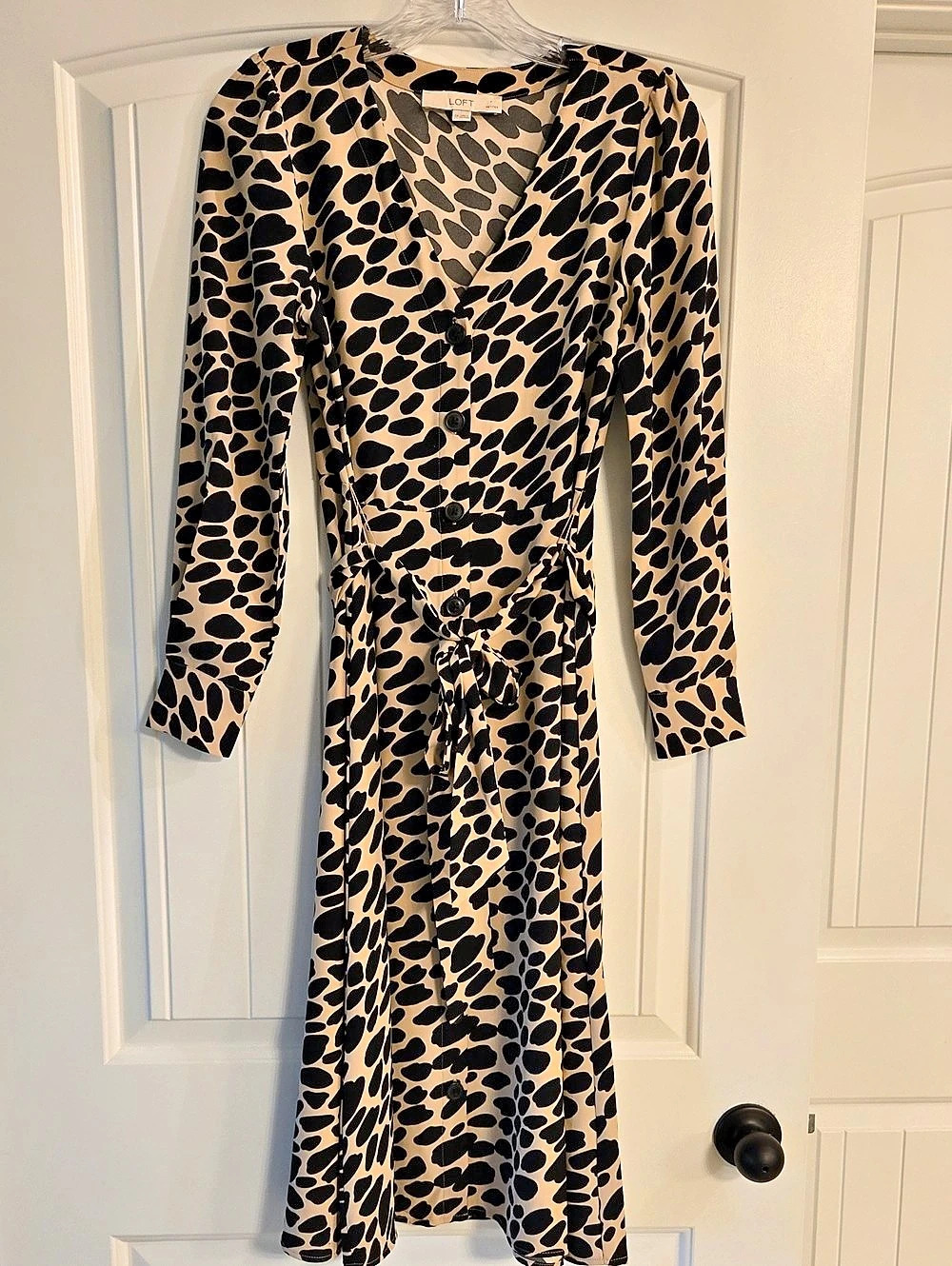 LOFT Animal Print Dress